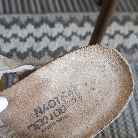 Naot 42 Odelia Bohemian Sandals Cork Comfort Shoes Adjustable Luxury - Picture 13 of 14